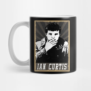 80s Style Ian Curtis Mug